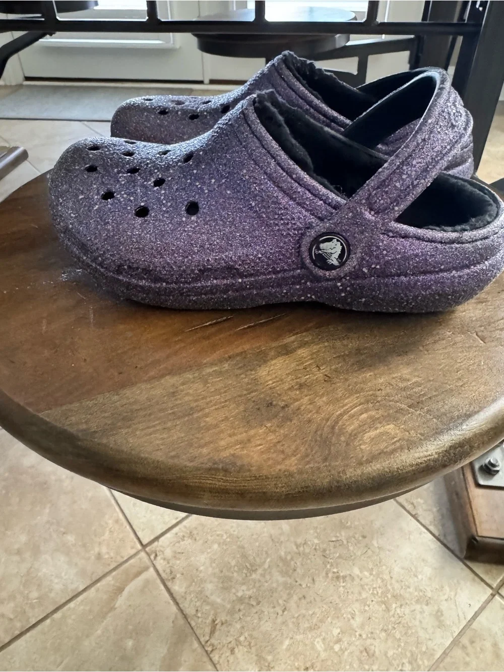 CROCS sparkling purple